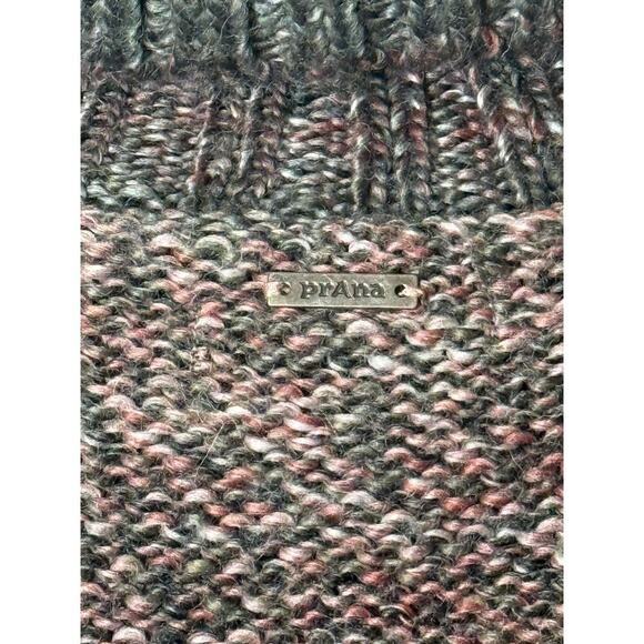 PrAna Women's Multi Autum Rein Turtleneck Tunic Sweater Size S Charcoal Multi - Picture 5 of 8